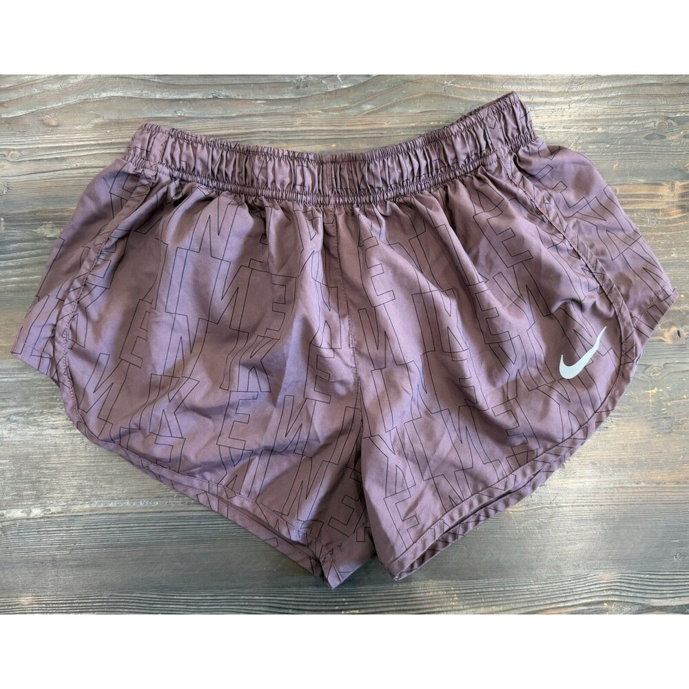 Nike Dri Fit Shorts Women's Size Med Pink/Purple Running Athletic Fitness